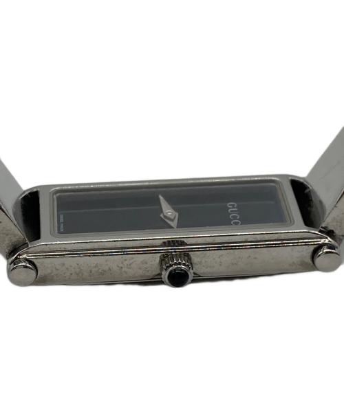 GUCCI（グッチ）GUCCI (グッチ) リストウォッチ ブラックの古着・服飾アイテム