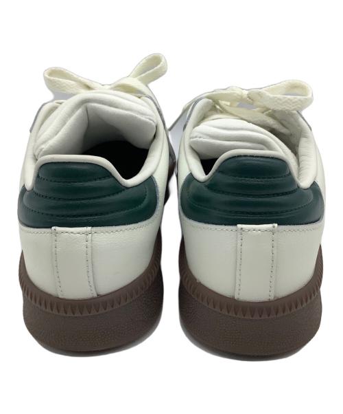 adidas（アディダス）adidas (アディダス) ローカットスニーカー ホワイト×グリーン サイズ:23cmの古着・服飾アイテム