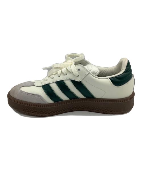 adidas（アディダス）adidas (アディダス) ローカットスニーカー ホワイト×グリーン サイズ:23cmの古着・服飾アイテム