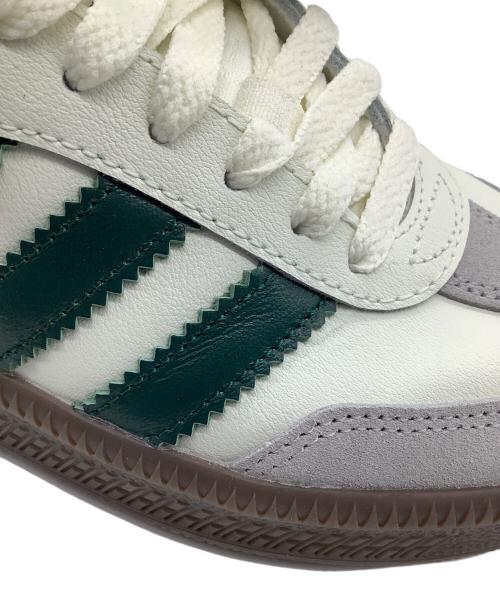 adidas（アディダス）adidas (アディダス) ローカットスニーカー ホワイト×グリーン サイズ:23cmの古着・服飾アイテム