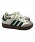 中古・古着 adidas (アディダス) ローカットスニーカー ホワイト×グリーン サイズ:23cm：8000円