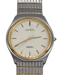 SEIKO（セイコー）の古着「腕時計　ローレル」｜シルバーカラー×ゴールドカラー