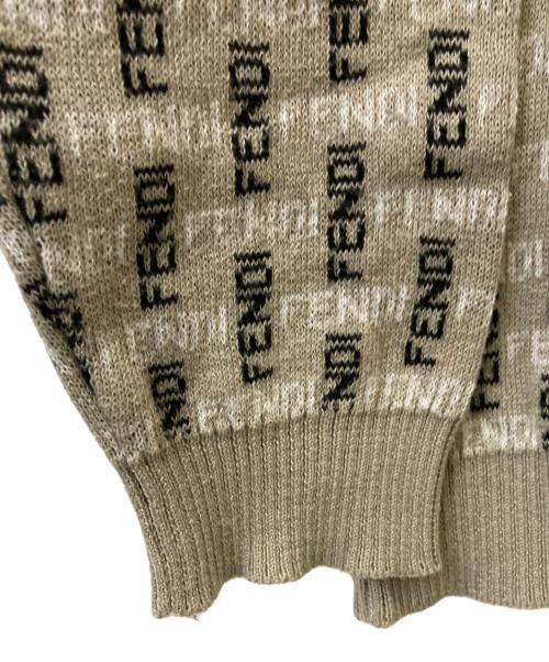 FENDI（フェンディ）FENDI (フェンディ) 薄手ニット ベージュ サイズ:50の古着・服飾アイテム