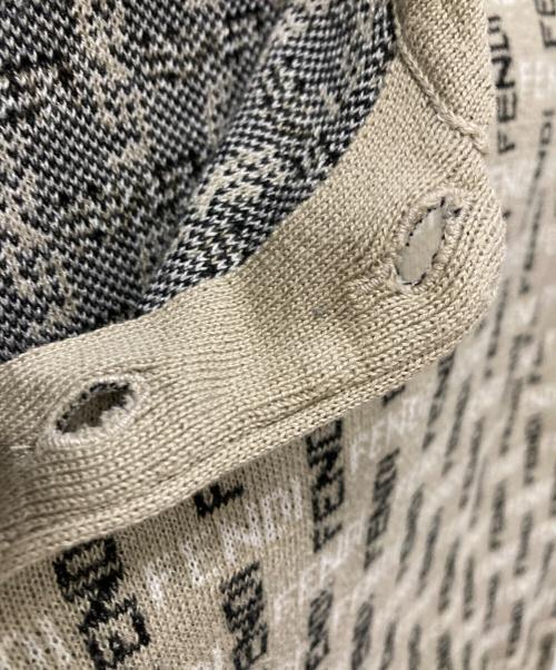 FENDI（フェンディ）FENDI (フェンディ) 薄手ニット ベージュ サイズ:50の古着・服飾アイテム
