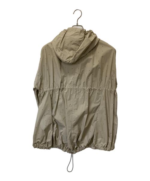 cubecube（-）cubecube (-) ナイロンブルゾン ベージュ×ブルー サイズ:38 未使用品の古着・服飾アイテム