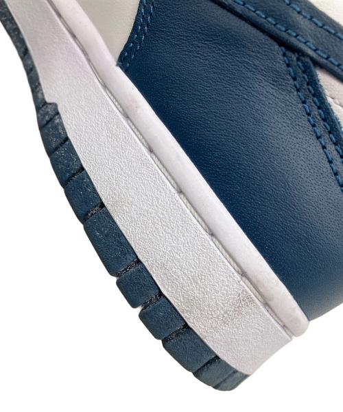 NIKE（ナイキ）NIKE (ナイキ) DUNK LOW RETRO ホワイト×ネイビー サイズ:27.5cmの古着・服飾アイテム