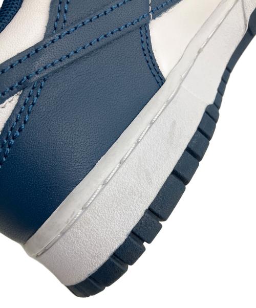 NIKE（ナイキ）NIKE (ナイキ) DUNK LOW RETRO ホワイト×ネイビー サイズ:27.5cmの古着・服飾アイテム