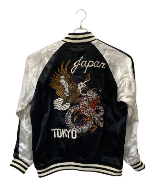 CROWS（クローズ）CROWS (クローズ) WORST (ワースト) リバーシブルスカジャン ブラック×ネイビー サイズ:XLの古着・服飾アイテム