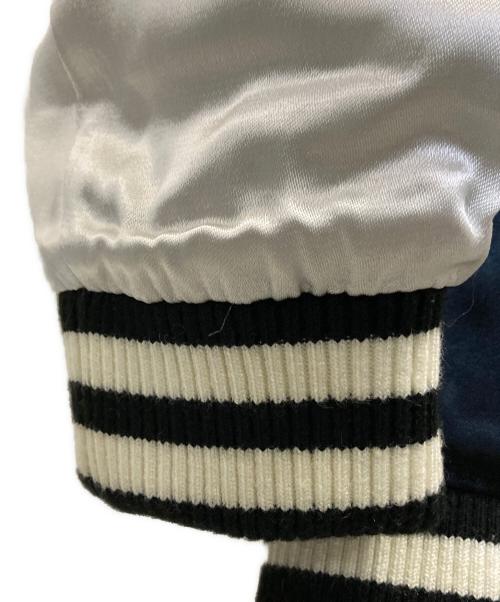 CROWS（クローズ）CROWS (クローズ) WORST (ワースト) リバーシブルスカジャン ブラック×ネイビー サイズ:XLの古着・服飾アイテム