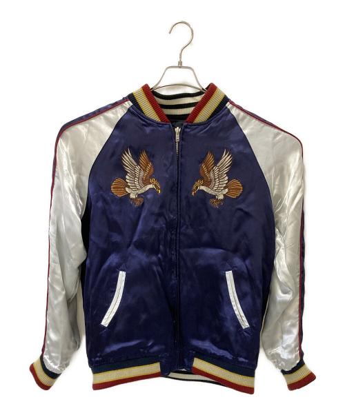 CROWS（クローズ）CROWS (クローズ) WORST (ワースト) リバーシブルスカジャン ブラック×ネイビー サイズ:XLの古着・服飾アイテム