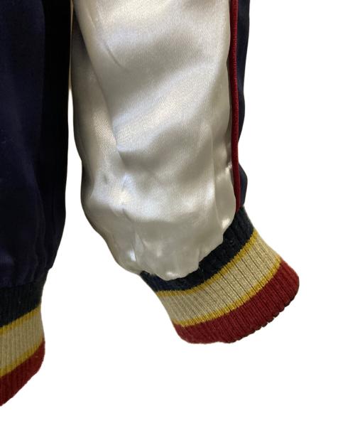 CROWS（クローズ）CROWS (クローズ) WORST (ワースト) リバーシブルスカジャン ブラック×ネイビー サイズ:XLの古着・服飾アイテム