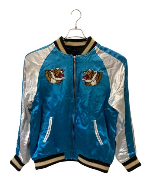 CROWS（クローズ）CROWS (クローズ) WORST (ワースト) リバーシブルスカジャン ブラック×ブルー サイズ:XLの古着・服飾アイテム