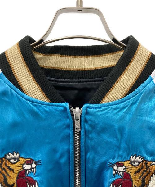 CROWS（クローズ）CROWS (クローズ) WORST (ワースト) リバーシブルスカジャン ブラック×ブルー サイズ:XLの古着・服飾アイテム