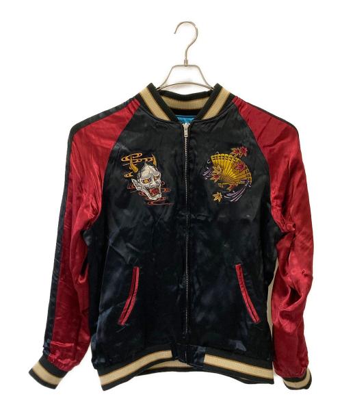 CROWS（クローズ）CROWS (クローズ) WORST (ワースト) リバーシブルスカジャン ブラック×ブルー サイズ:XLの古着・服飾アイテム