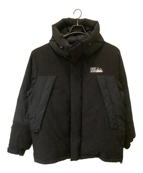 FIRST DOWN（ファーストダウン）FIRST DOWN (ファーストダウン) ダウンジャケット ブラック サイズ:XLの古着・服飾アイテム