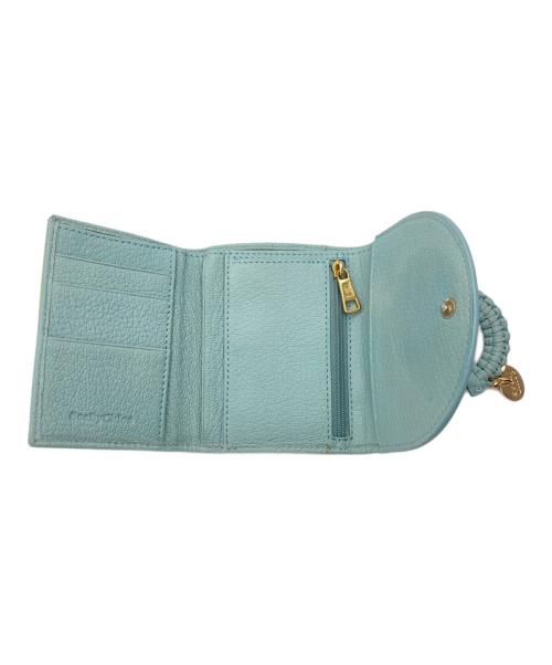 SEE BY CHLOE（シーバイクロエ）SEE BY CHLOE (シーバイクロエ) 3つ折り財布 ブルーの古着・服飾アイテム