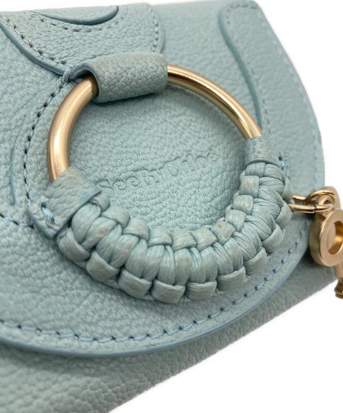 SEE BY CHLOE（シーバイクロエ）SEE BY CHLOE (シーバイクロエ) 3つ折り財布 ブルーの古着・服飾アイテム