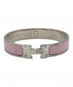 HERMESエルメス）の古着「エナメルブレスレット」｜ピンク