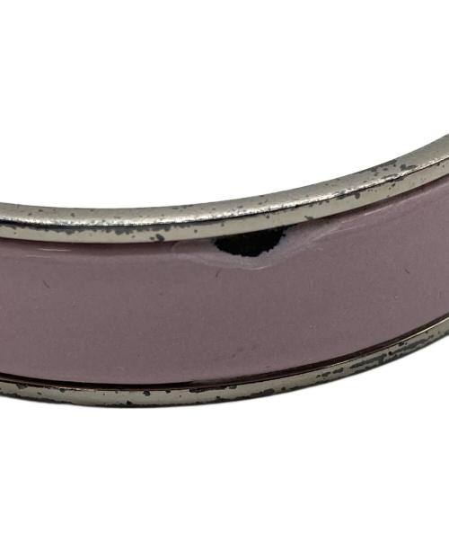 HERMES（エルメス）HERMES (エルメス) エナメルブレスレット ピンクの古着・服飾アイテム