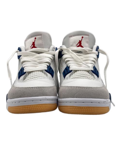 NIKE（ナイキ）NIKE (ナイキ) AIR JORDAN 4 RETRO SP ホワイト×ネイビー サイズ:cm26の古着・服飾アイテム