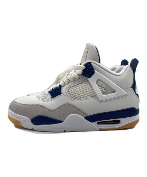 NIKE（ナイキ）NIKE (ナイキ) AIR JORDAN 4 RETRO SP ホワイト×ネイビー サイズ:cm26の古着・服飾アイテム
