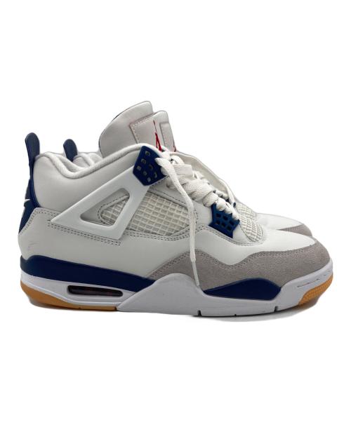 NIKE（ナイキ）NIKE (ナイキ) AIR JORDAN 4 RETRO SP ホワイト×ネイビー サイズ:cm26の古着・服飾アイテム