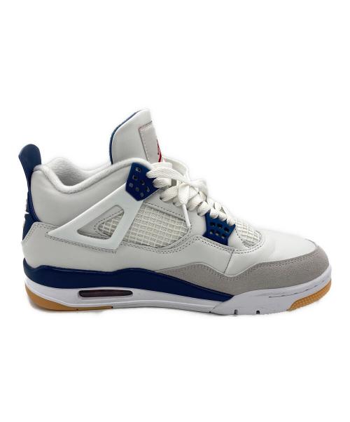 NIKE（ナイキ）NIKE (ナイキ) AIR JORDAN 4 RETRO SP ホワイト×ネイビー サイズ:cm26の古着・服飾アイテム