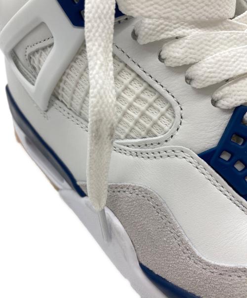 NIKE（ナイキ）NIKE (ナイキ) AIR JORDAN 4 RETRO SP ホワイト×ネイビー サイズ:cm26の古着・服飾アイテム