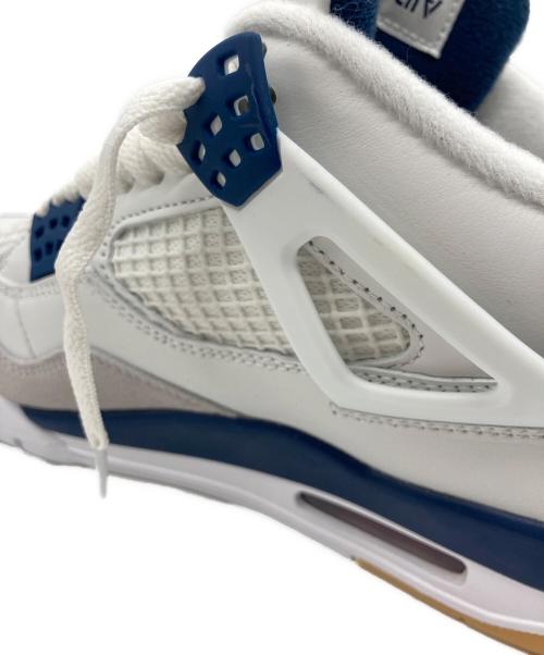 NIKE（ナイキ）NIKE (ナイキ) AIR JORDAN 4 RETRO SP ホワイト×ネイビー サイズ:cm26の古着・服飾アイテム