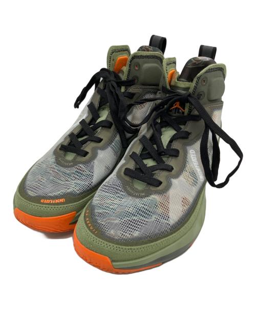 NIKE（ナイキ）NIKE (ナイキ) UNDEFEATED (アンディフィーテッド) AIR JORDAN 37 SP グリーン サイズ:US 8の古着・服飾アイテム
