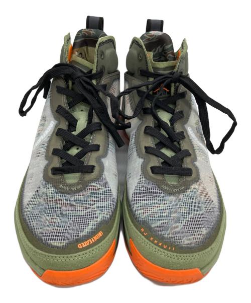 NIKE（ナイキ）NIKE (ナイキ) UNDEFEATED (アンディフィーテッド) AIR JORDAN 37 SP グリーン サイズ:US 8の古着・服飾アイテム