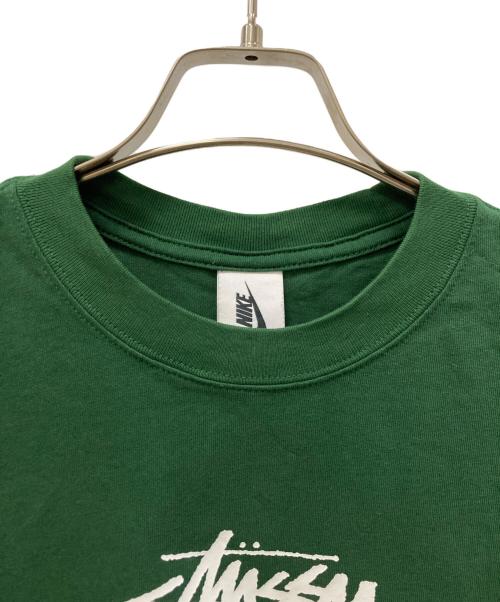NIKE（ナイキ）NIKE (ナイキ) stussy (ステューシー) 半袖カットソー グリーン サイズ:Sの古着・服飾アイテム