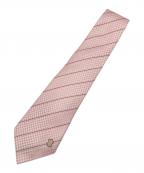 LOUIS VUITTONルイ ヴィトン）の古着「マイクロダミエ ネクタイ」｜ピンク