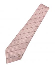 LOUIS VUITTON（ルイ ヴィトン）の古着「マイクロダミエ ネクタイ」｜ピンク