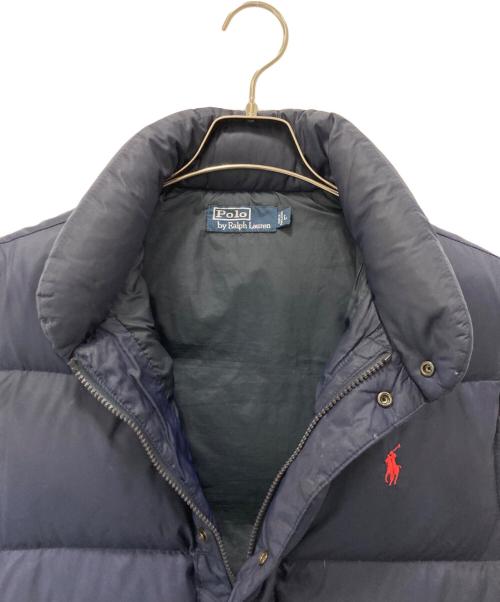 POLO RALPH LAUREN（ポロ・ラルフローレン）POLO RALPH LAUREN (ポロ・ラルフローレン) ダウンベスト ネイビー サイズ:Lの古着・服飾アイテム