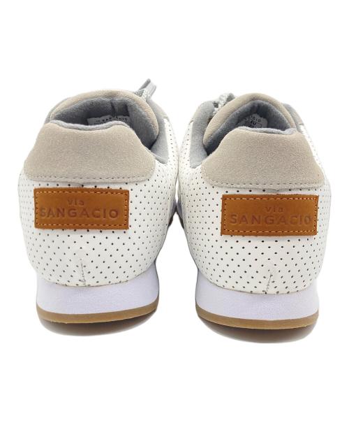 via SANGACIO（ヴィア・サンガチオ）via SANGACIO (ヴィア・サンガチオ) BANKSY (バンクシー) Brandalised (ブランダライズド) ローカットスニーカー ホワイト サイズ:27.5cmの古着・服飾アイテム