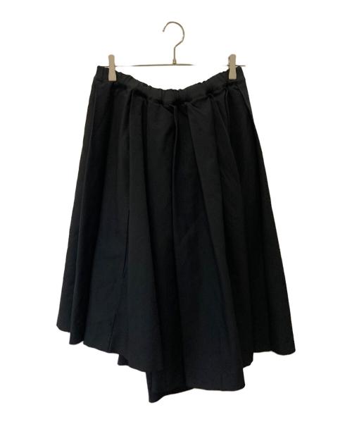 COMME des GARCONS COMME des GARCONS（コムデギャルソン コムデギャルソン）COMME des GARCONS COMME des GARCONS (コムデギャルソン コムデギャルソン) ポリエステル 製品加工 ドローストリング ボリューム スカートパンツ ブラック サイズ:Sの古着・服飾アイテム