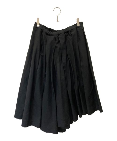 COMME des GARCONS COMME des GARCONS（コムデギャルソン コムデギャルソン）COMME des GARCONS COMME des GARCONS (コムデギャルソン コムデギャルソン) ポリエステル 製品加工 ドローストリング ボリューム スカートパンツ ブラック サイズ:Sの古着・服飾アイテム