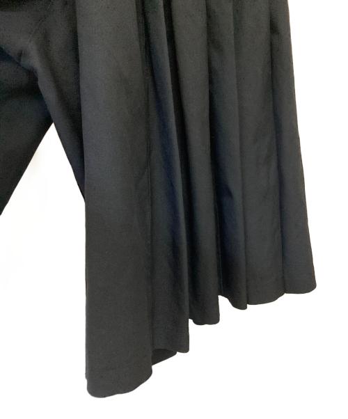 COMME des GARCONS COMME des GARCONS（コムデギャルソン コムデギャルソン）COMME des GARCONS COMME des GARCONS (コムデギャルソン コムデギャルソン) ポリエステル 製品加工 ドローストリング ボリューム スカートパンツ ブラック サイズ:Sの古着・服飾アイテム
