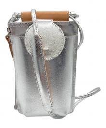 ESTINE（エスティーヌ）の古着「スマホショルダー」｜シルバー