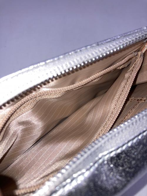 ESTINE（エスティーヌ）ESTINE (エスティーヌ) スマホショルダー シルバー 未使用品の古着・服飾アイテム