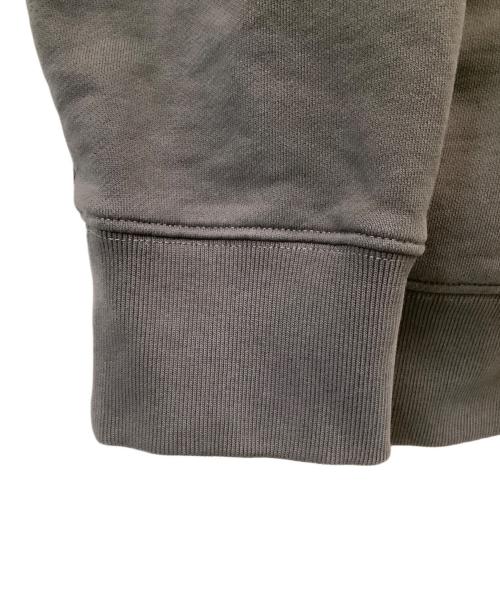 maison kitsune（メゾンキツネ）maison kitsune (メゾンキツネ) フォックスヘッド ジップ レギュラー スウェットシャツ グレー サイズ:XLの古着・服飾アイテム