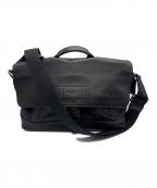 COACHコーチ）の古着「メッセンジャーバッグ」｜ブラック