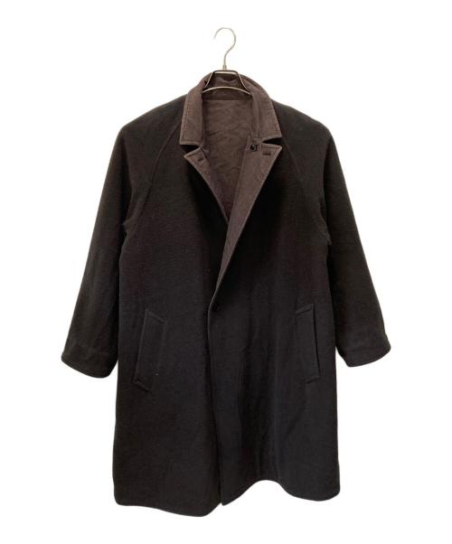 nestrobe confect（ネストローブ コンフェクト）nestrobe confect (ネストローブ コンフェクト) ウェザークロスウールリバーシブルコート ブラック サイズ:4の古着・服飾アイテム