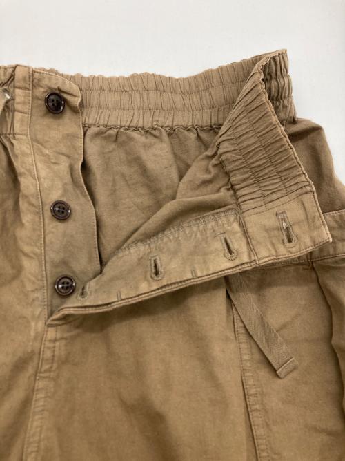 nestrobe confect（ネストローブ コンフェクト）nestrobe confect (ネストローブ コンフェクト) エシカルダイコットンファーマーズパンツ ブラウン サイズ:3の古着・服飾アイテム