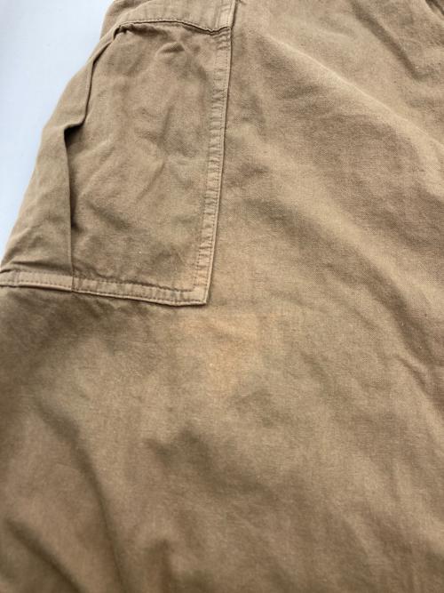 nestrobe confect（ネストローブ コンフェクト）nestrobe confect (ネストローブ コンフェクト) エシカルダイコットンファーマーズパンツ ブラウン サイズ:3の古着・服飾アイテム