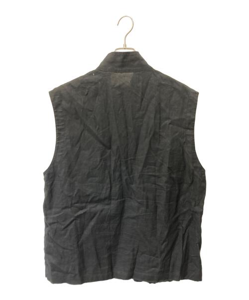 nestrobe confect（ネストローブ コンフェクト）nestrobe confect (ネストローブ コンフェクト) リネンジップベスト ブラック サイズ:4の古着・服飾アイテム