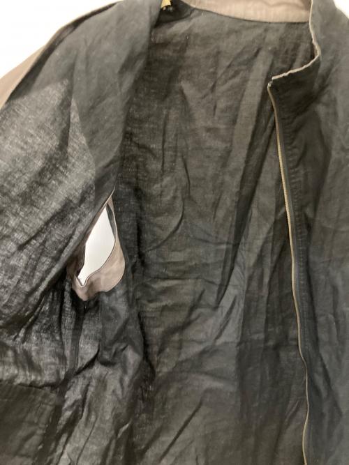 nestrobe confect（ネストローブ コンフェクト）nestrobe confect (ネストローブ コンフェクト) リネンジップベスト ブラック サイズ:4の古着・服飾アイテム