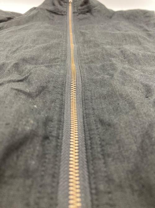 nestrobe confect（ネストローブ コンフェクト）nestrobe confect (ネストローブ コンフェクト) リネンジップベスト ブラック サイズ:4の古着・服飾アイテム