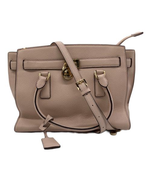 MICHAEL KORS（マイケル・コース）MICHAEL KORS (マイケル・コース) 2WAYバッグ ピンクの古着・服飾アイテム